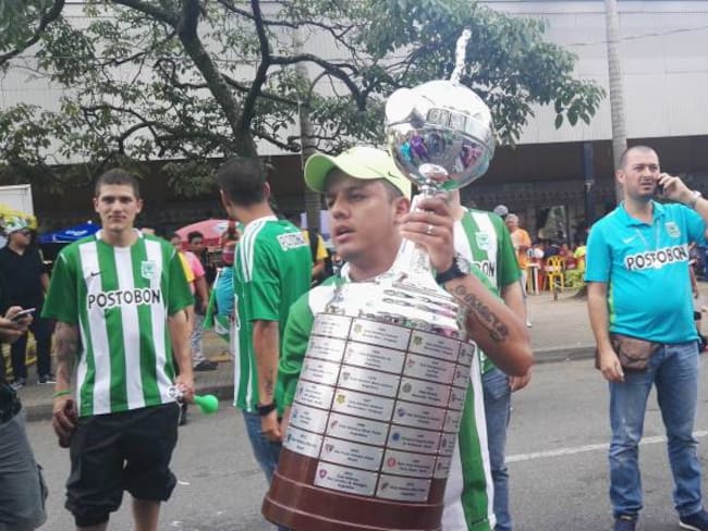 [Fotos] Así se vive la fiesta verde en Medellín previo a la final de la Copa Libertadores