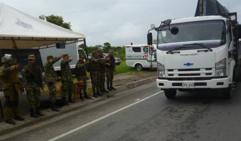 Comandante de la Octava Brigada, Coronel German Puentes garantizó seguridad y movilidad a viajeros.
