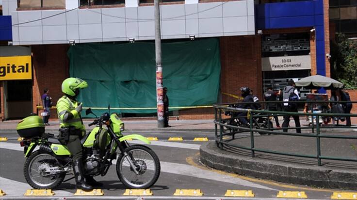 Patrullero narra momentos de la explosión de uno de los petardos en Bogotá