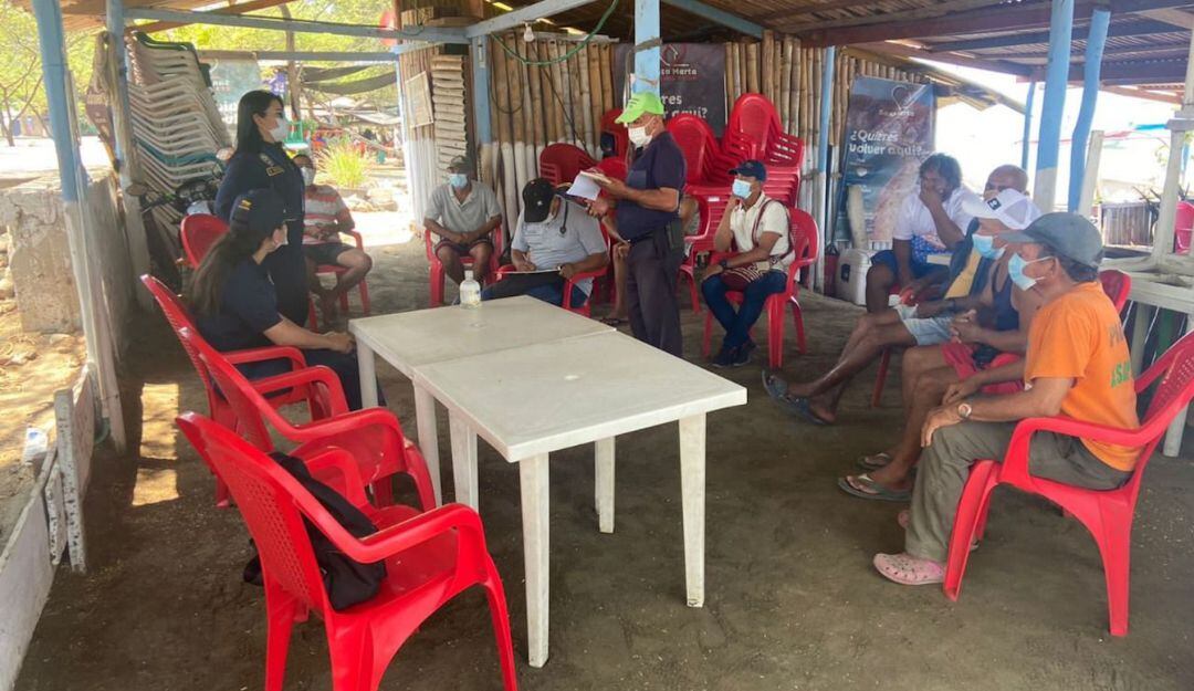 Reunión con pescadores artesanales