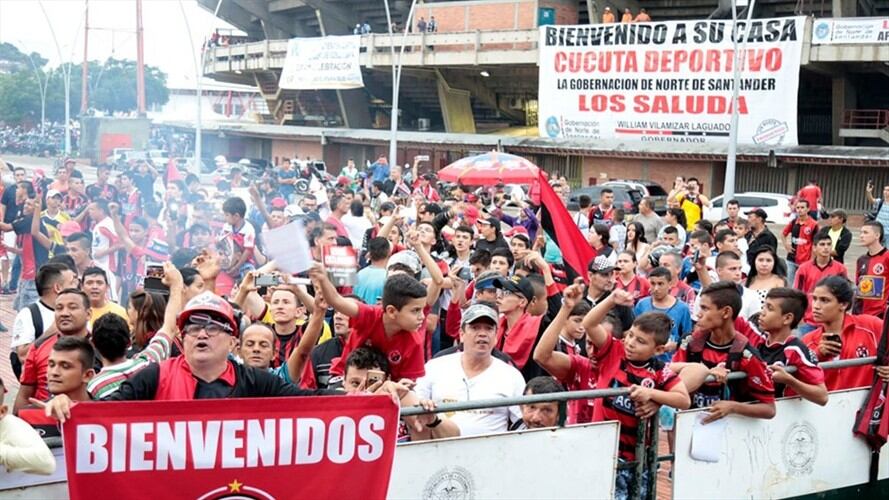 El Cúcuta Deportivo vuelve a casa. Foto: Cortesía: Amilkar Lemus