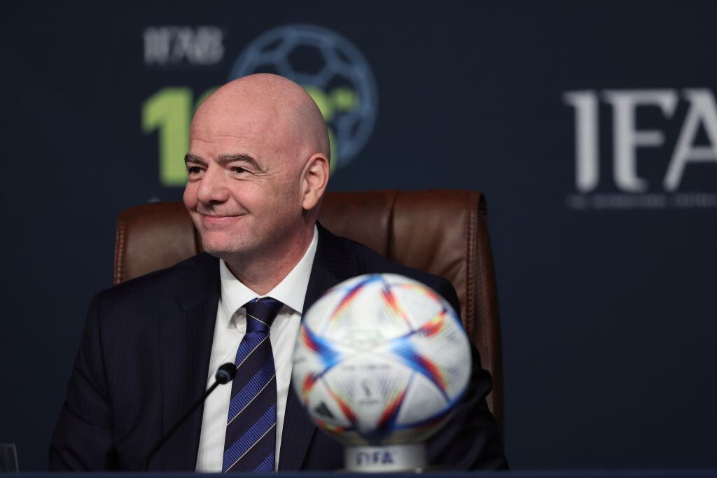 Gianni Infantino, presidente de la FIFA. Foto: Getty Images.