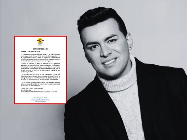 El cuerpo de Yeison Jiménez ya se encuentra en las instalaciones de Medicina Legal para su identificación.