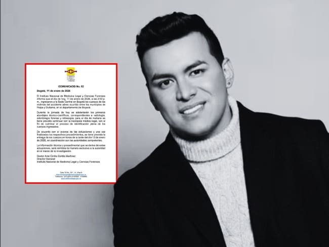 El cuerpo de Yeison Jiménez ya se encuentra en las instalaciones de Medicina Legal para su identificación.