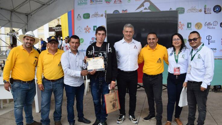 Ganador concurso departamental de calidad café, Quindío