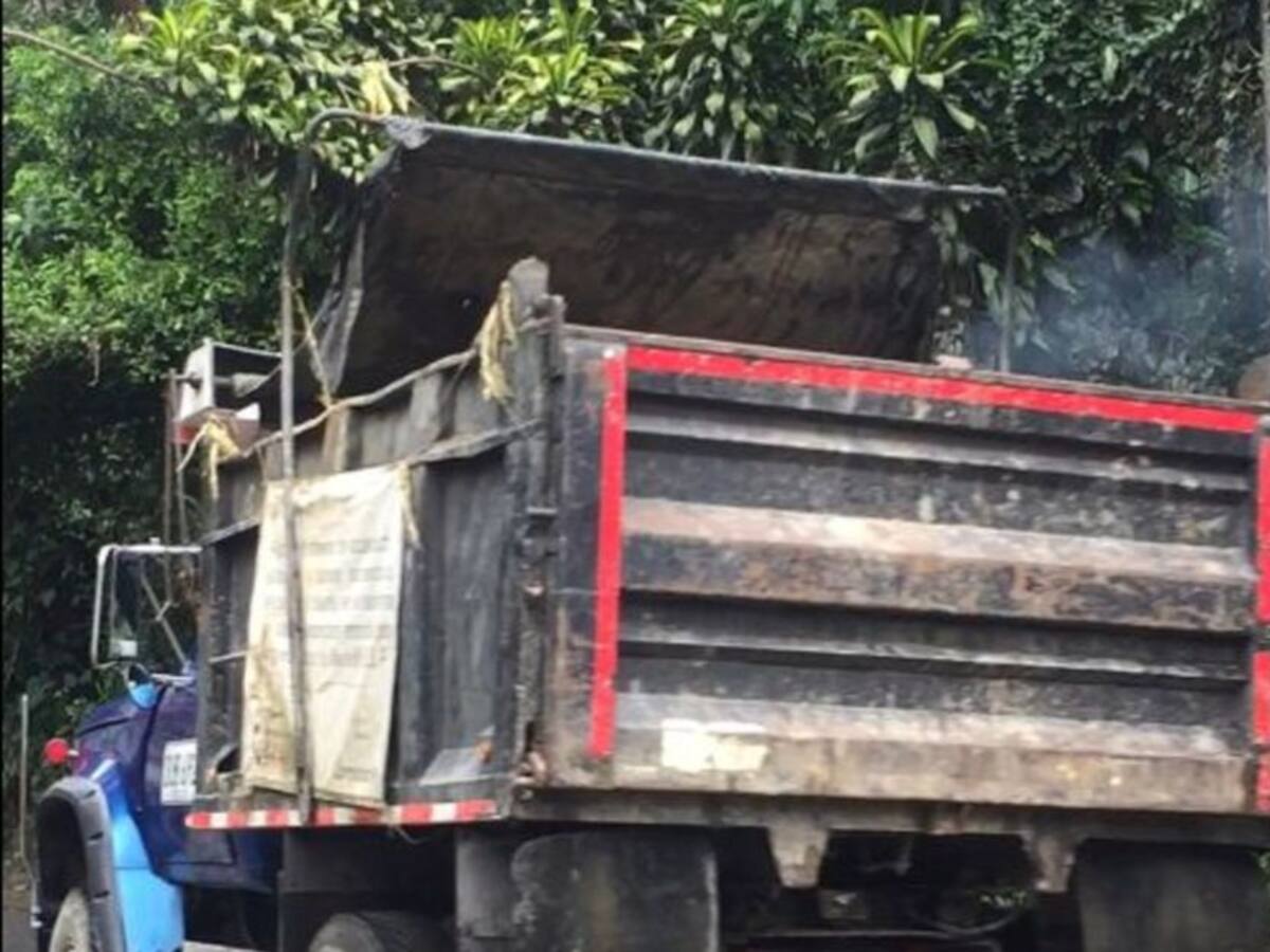 Las volquetas están causando problemas de salud en Altavista