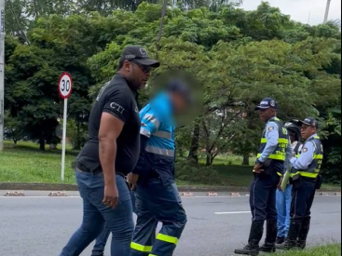 En Cali: Agente de tránsito es capturado por violencia intrafamiliar