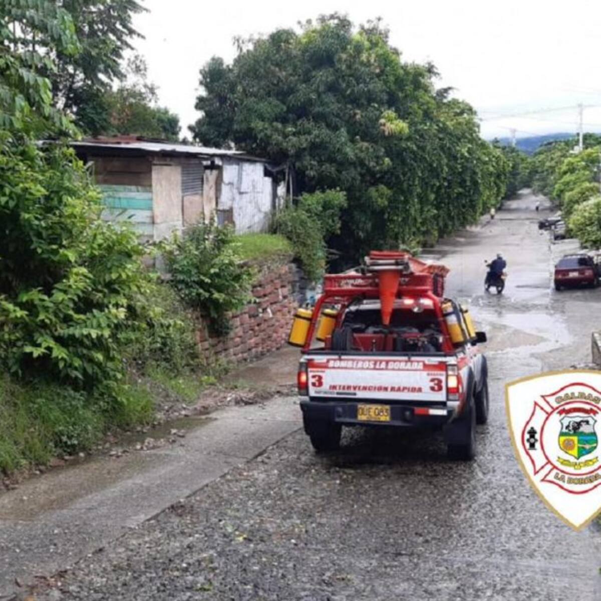 Inundaciones y viviendas afectadas ha dejado las lluvias en La Dorada