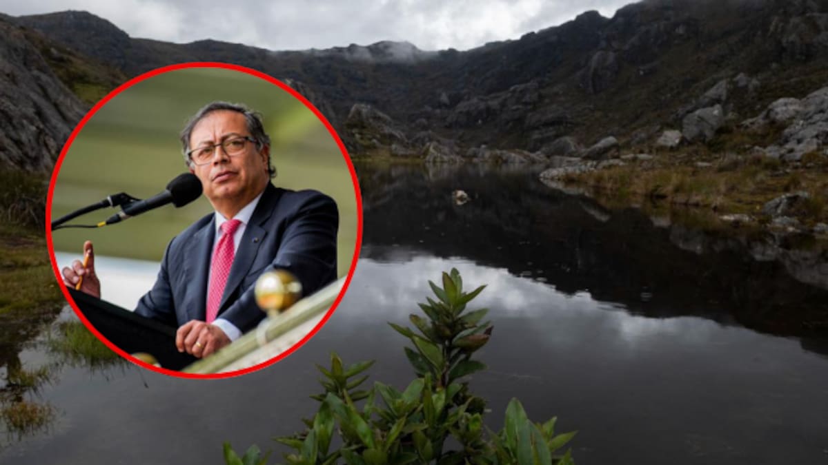 Presidente Petro volvió a referirse a la explotación de oro en Santurbán: “defenderemos la vida”