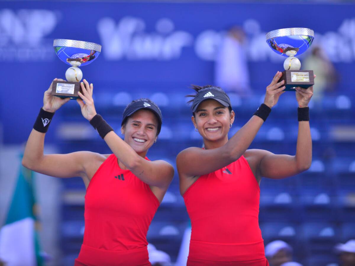 Yuliana Lizarazo y María Pérez, campeonas del Abierto de Monterrey