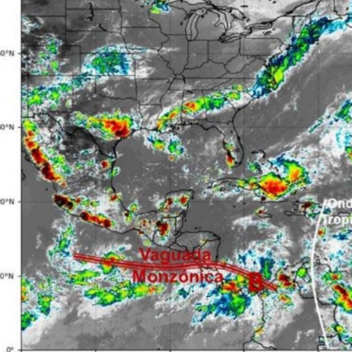 Alerta por onda tropical que podría convertirse en ciclón en el Caribe