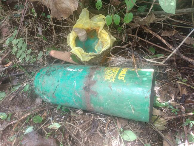 Campo minado. Foto de: Fuerzas Militares de Colombia