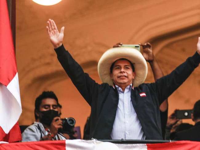 El candidato peruano Pedro Castillo 