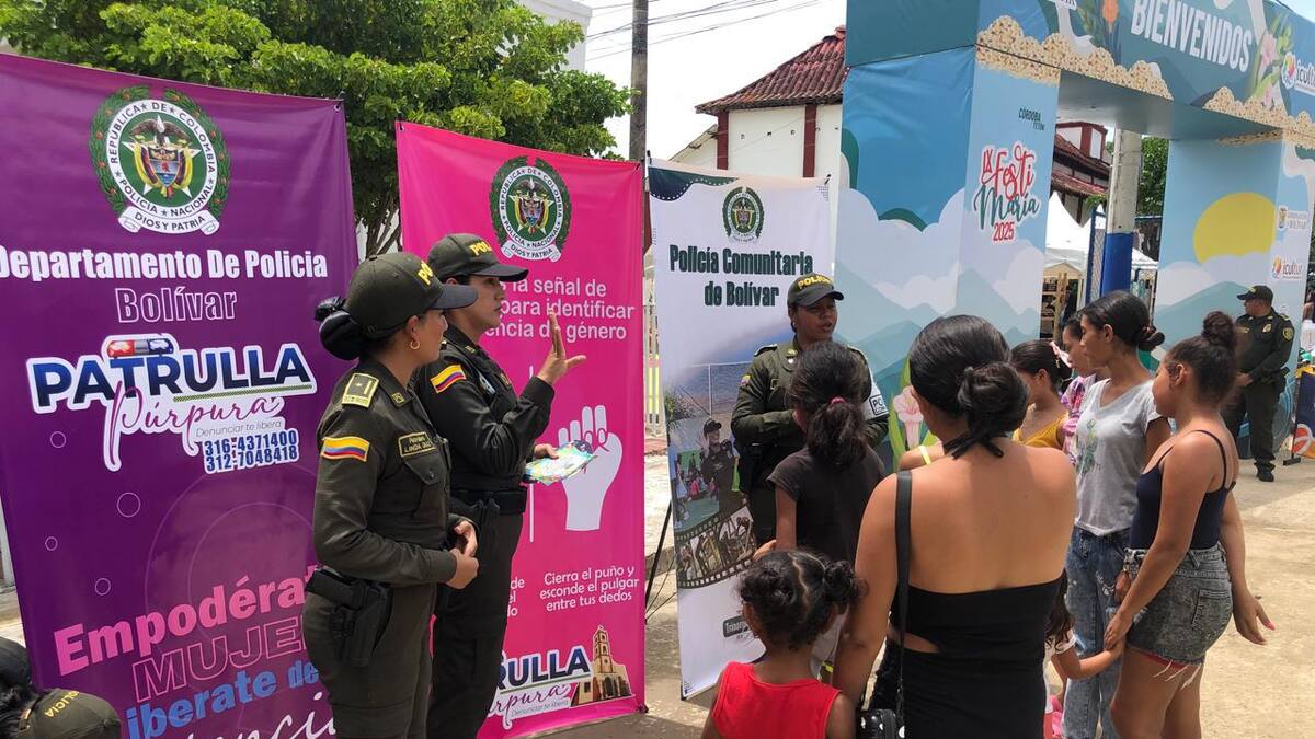Policía de Bolívar realizó actividades de prevención en Festimaría