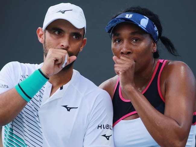 Cabal eliminado con Venus Williams de los dobles mixtos en Australian Open
