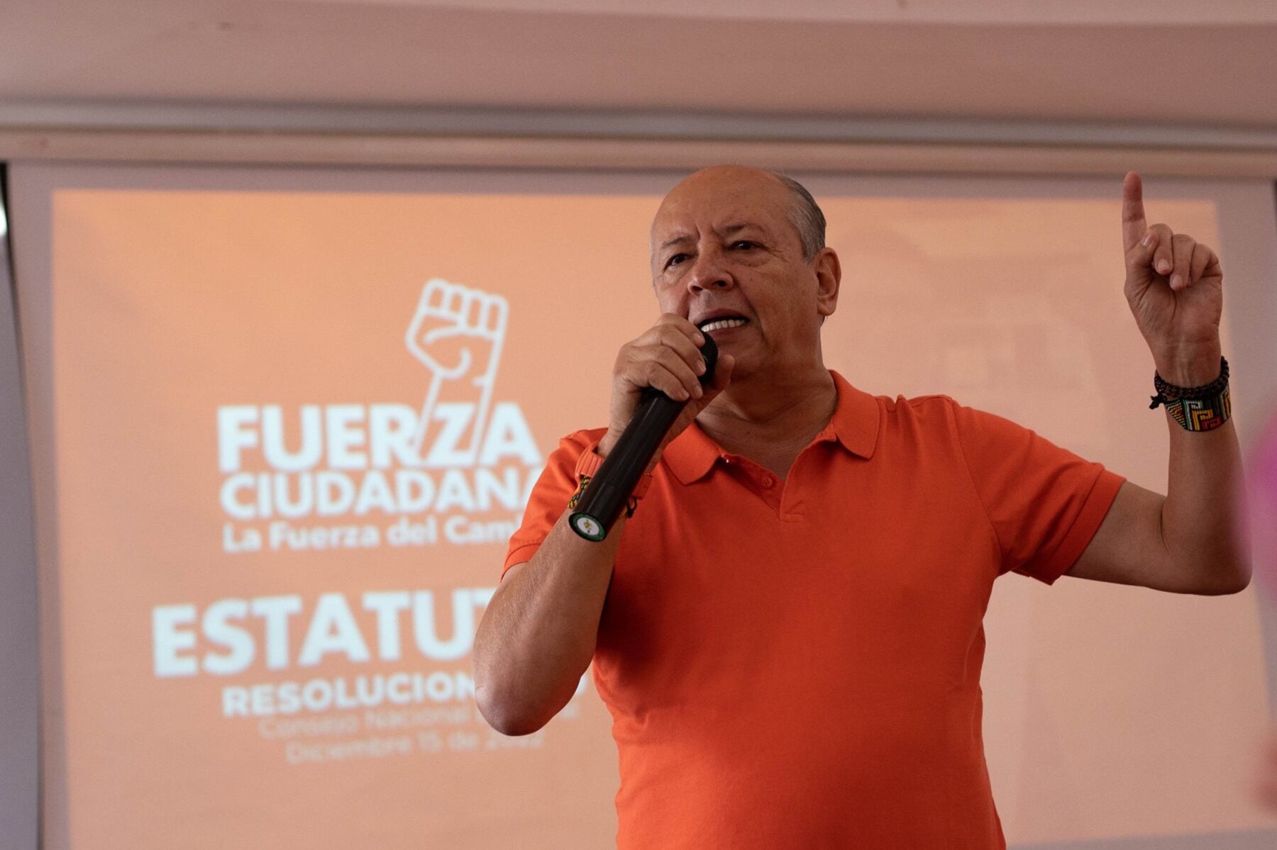 Carlos Rivas, presidente de Fecode