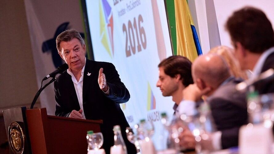 Juan Manuel Santos, presidente de la República. Foto: Colprensa