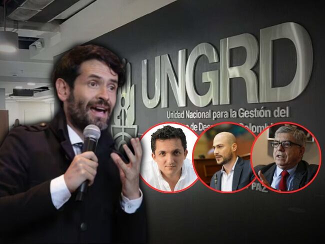 Juan Carlos Losada, Juan Pablo Gallo, Julián Peinado y César Gaviria