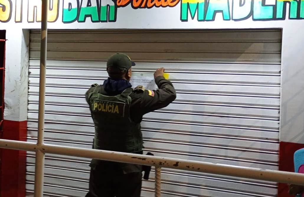 Otro establecimiento nocturno fue cerrado por presencia de tres menores de edad