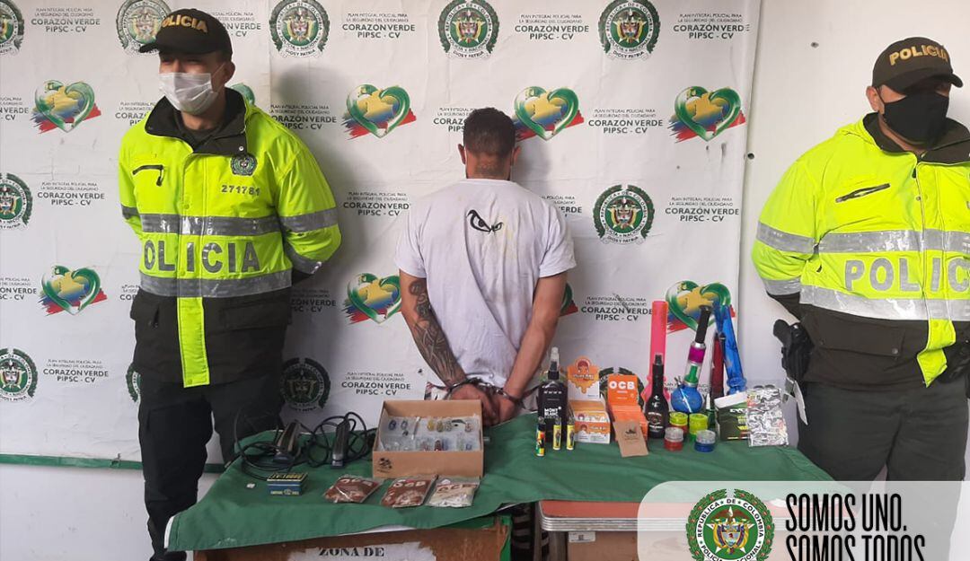 Presunto capturado por hurto a local comercial