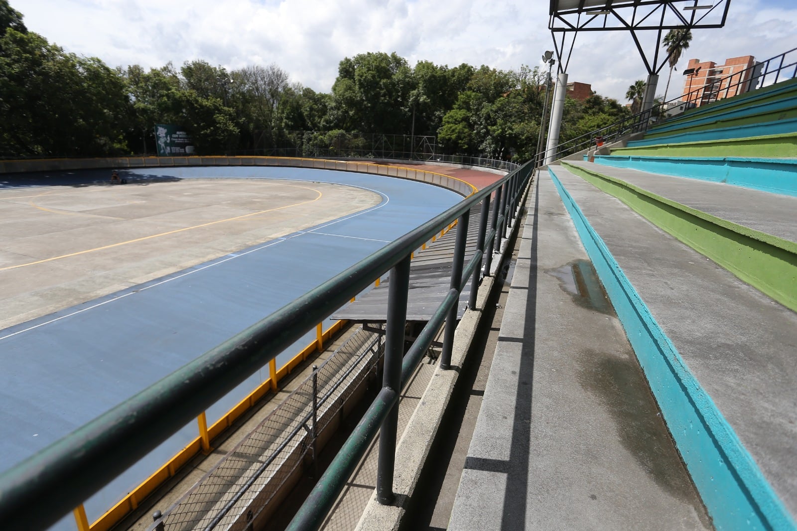 Pista para finales del Panamericano de Patinaje. Foto: Alcaldía de Medellín