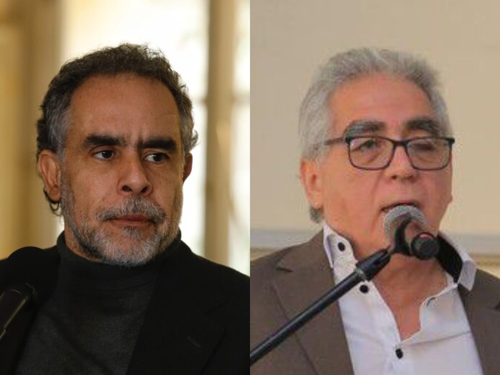 Armando Benedetti y Augusto Rodríguez. Fotos: Colprensa.