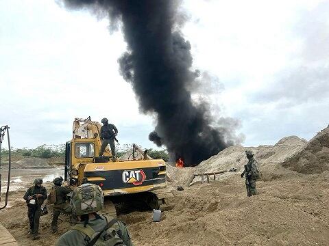 Foto del operativo realizado el 24 de marzo- foto Policía Carabineros