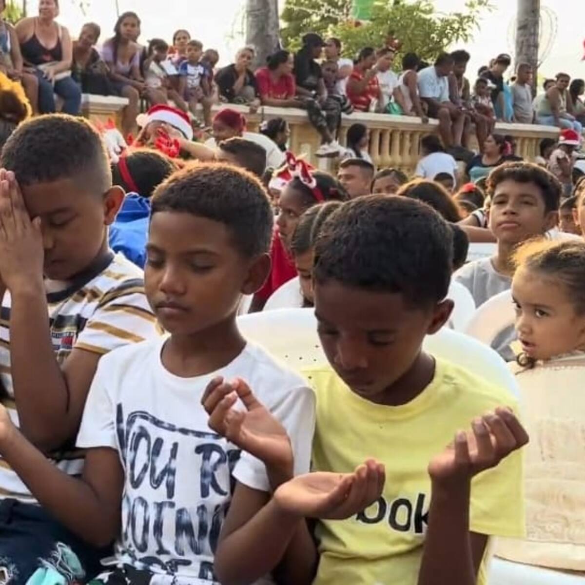 Turbaco sorprendió a los turistas con sus alumbrados y novenas lideradas por niños