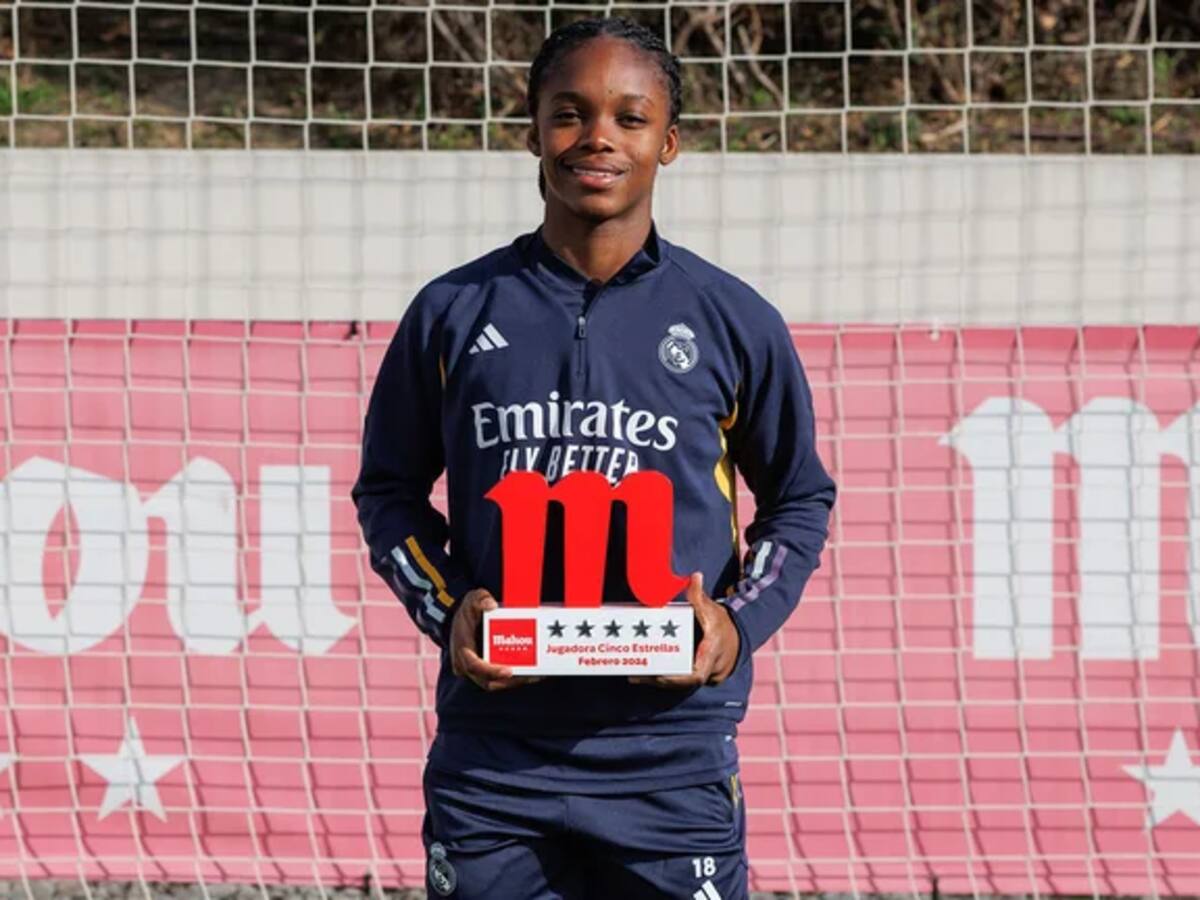 Linda Caicedo, escogida la mejor jugadora del mes en España