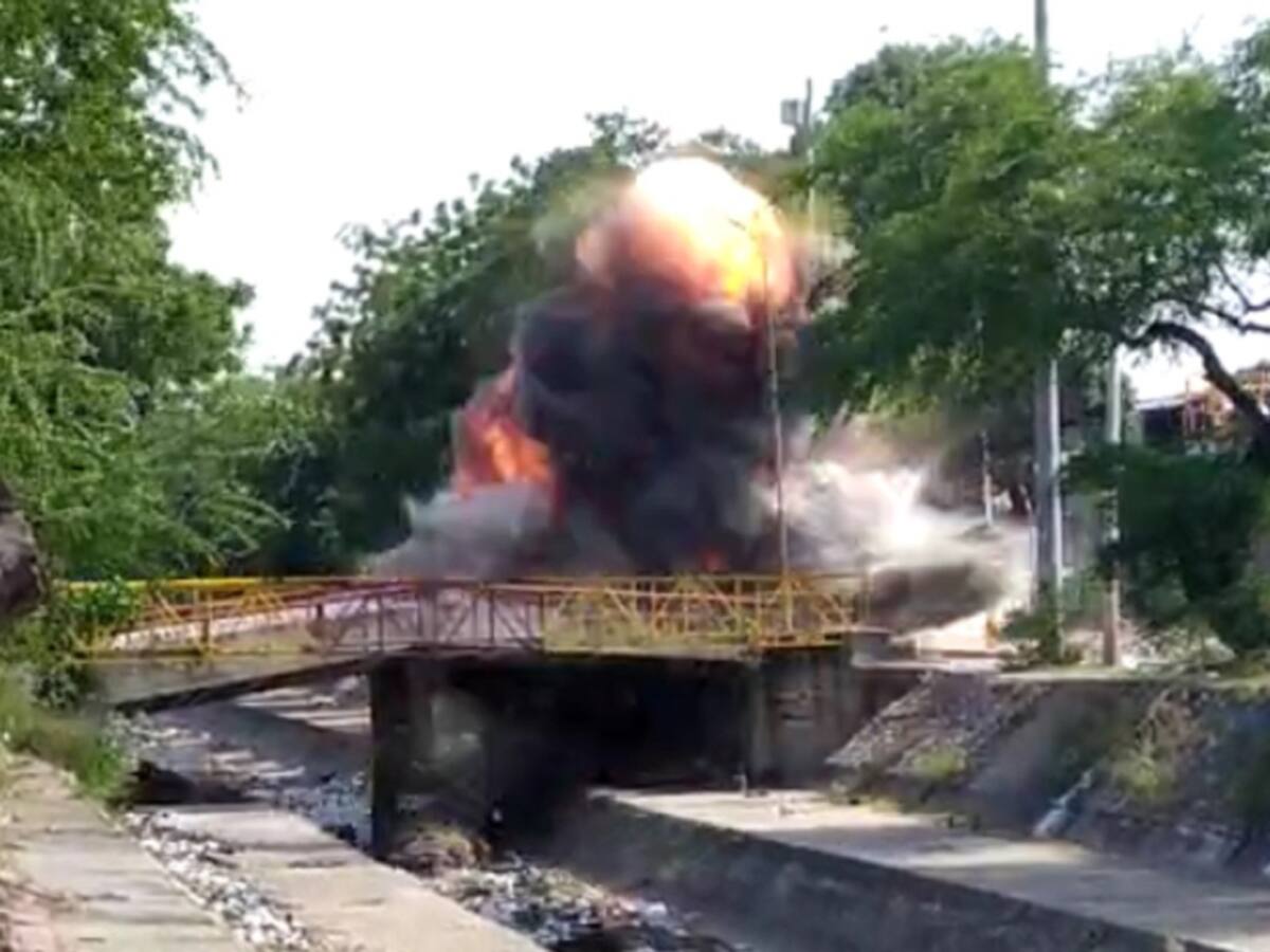 Carga explosiva fue detonada de forma controlada en Cúcuta