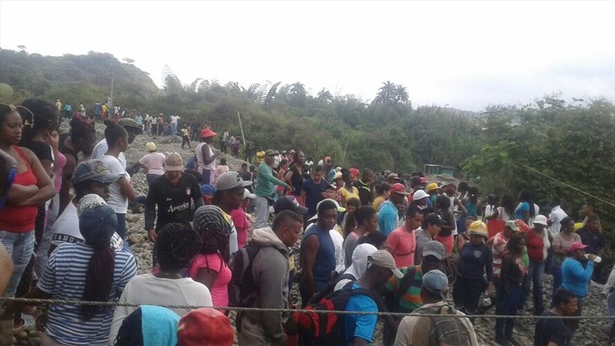 En esta misma vereda se han registrado varios deslizamientos con personas fallecidas. Foto: Cortesía Ezequiel Henao