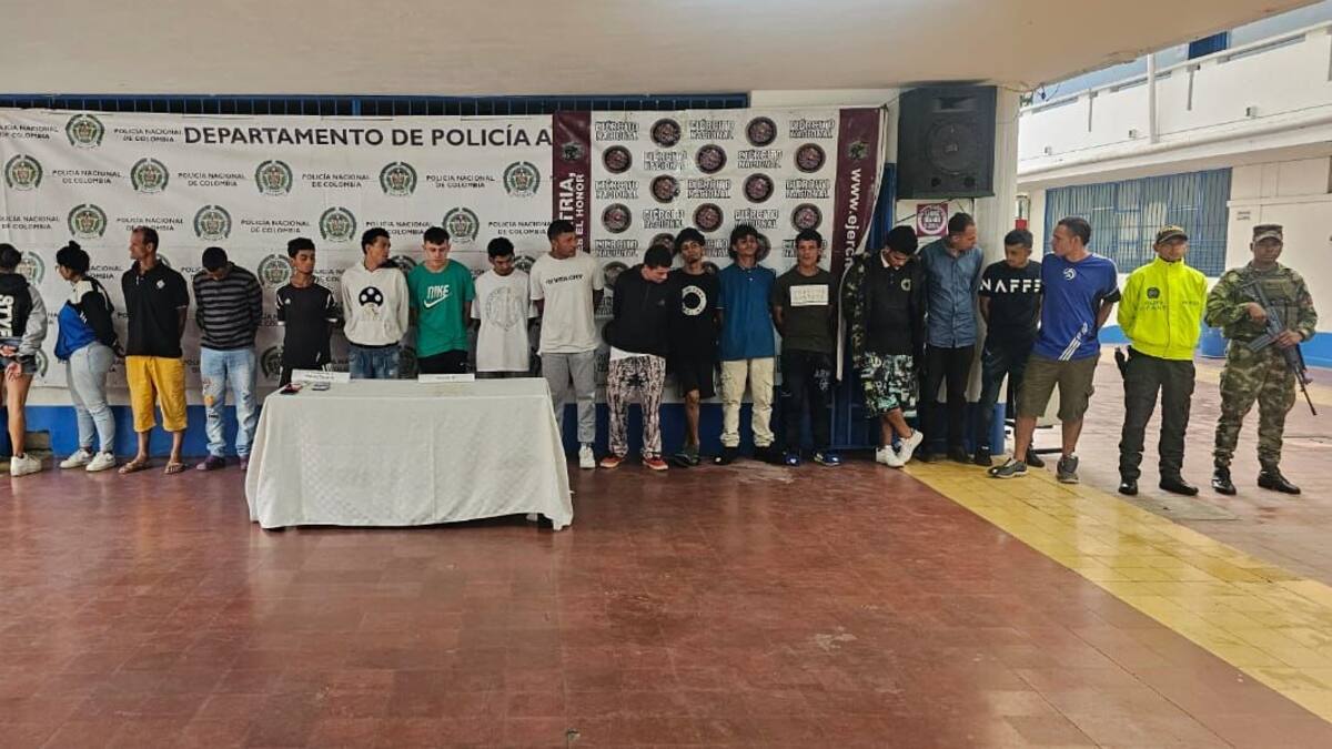 El Ejército reportó la captura de 20 personas en Cisneros, Antioquia