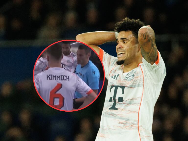 Árbitro de PSG vs. Bayern Múnich reveló por qué expulso a Luis Díaz en Champions League / Getty Images