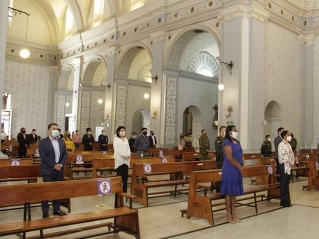 Con una liturgia en la Catedral de Popayán, abrieron los templos