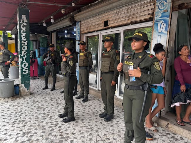 Refuerzan la seguridad en la zona rural de Zona Bananera con más presencia de la Policía. Foto: Gobernación del Magdalena