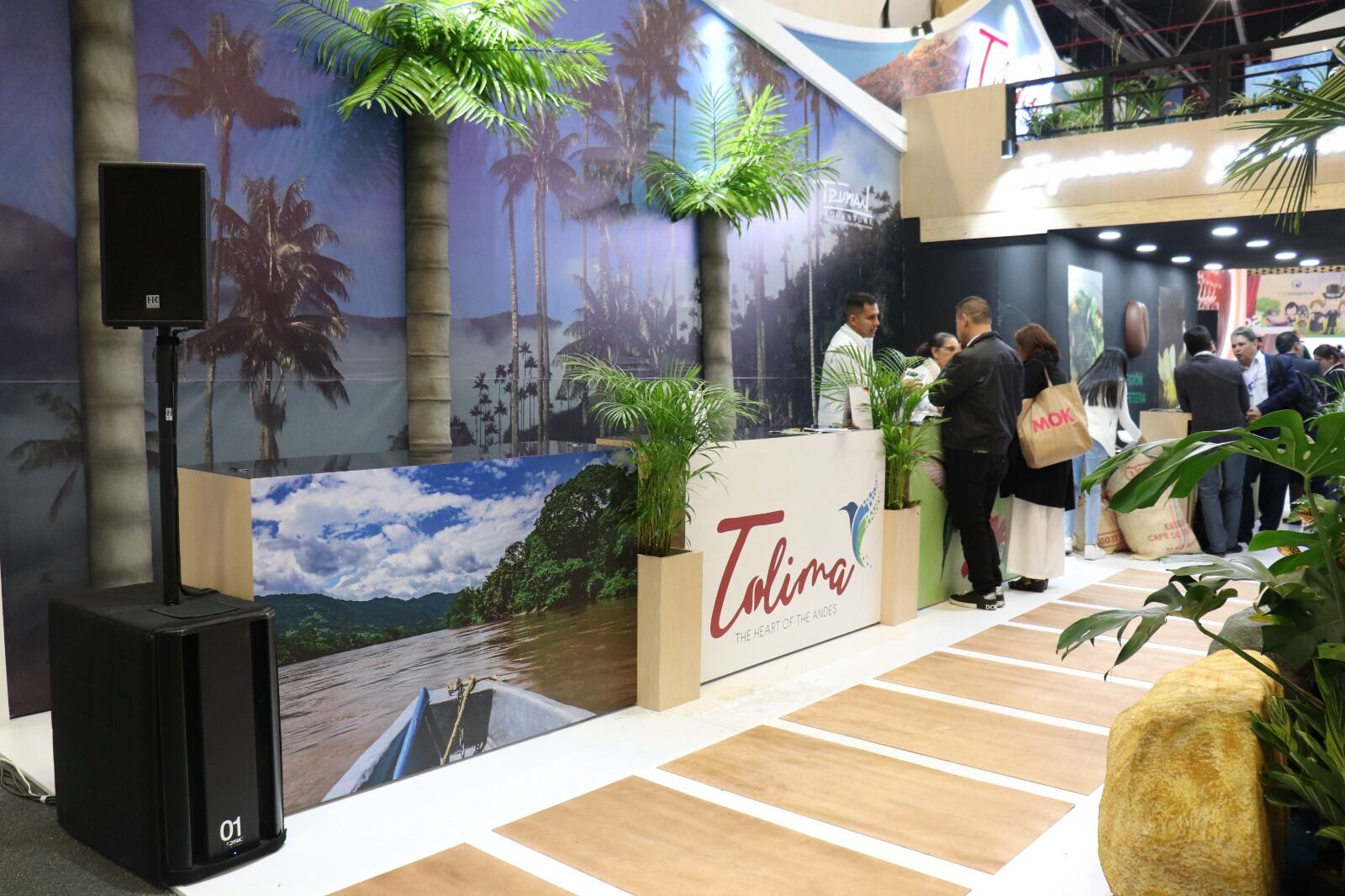 El stand de Tolima en la feria de Anato en Bogotá