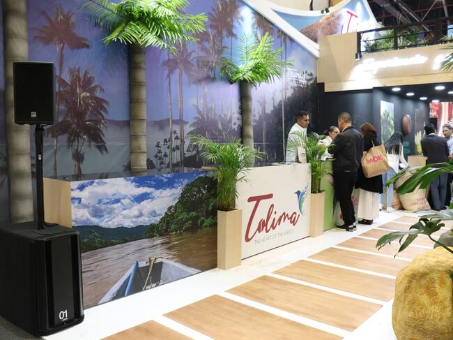 El stand de Tolima en la feria de Anato en Bogotá