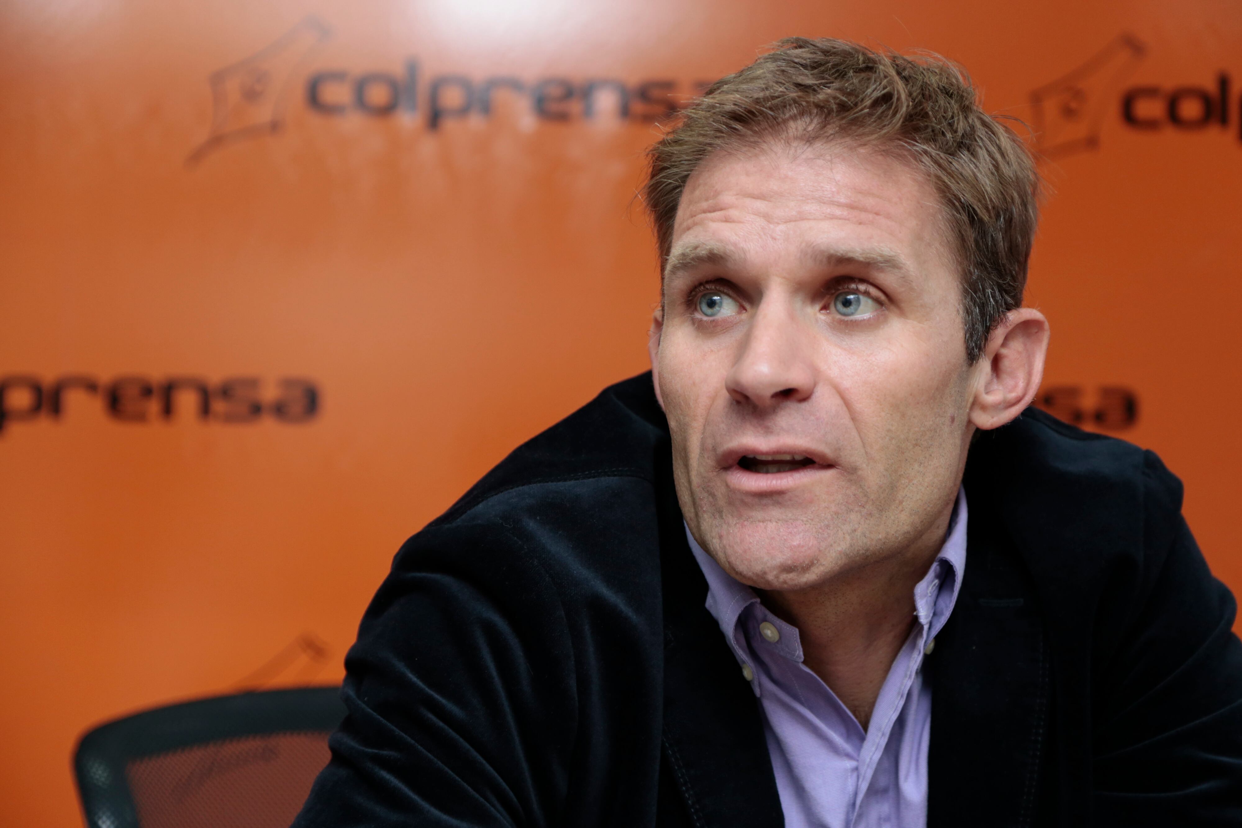 5 Noviembre 2015. Bogotá. Santiago Botero, exciclista colombiano. (Colprensa - Juan Páez).