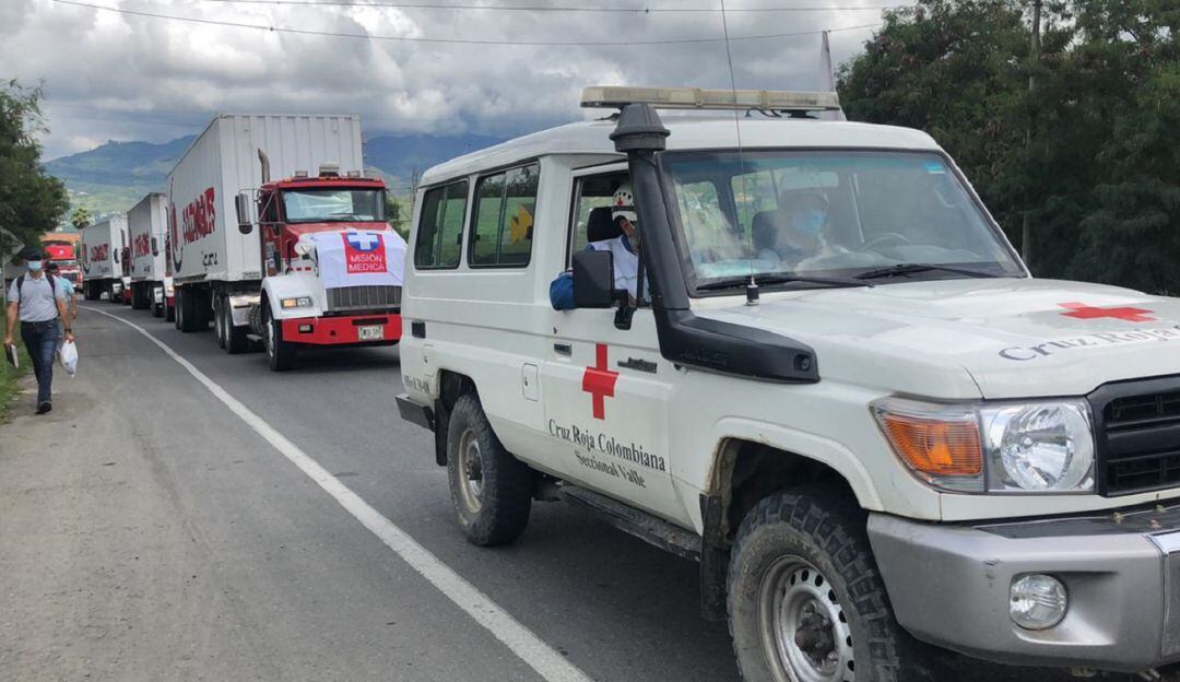 Imagen de referencia de una de las caravanas humanitarias