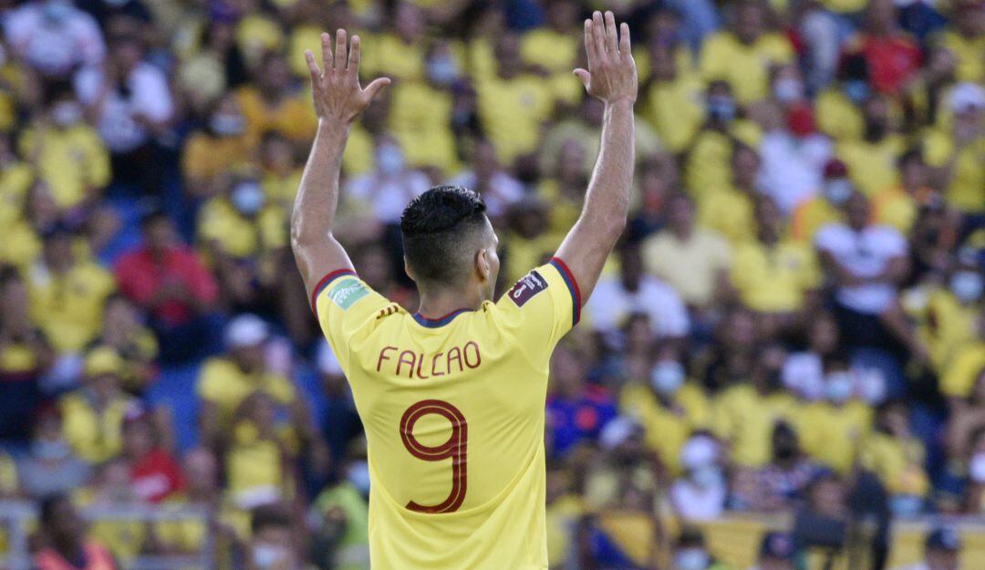Falcao García, referente del fútbol colombiano y goleador histórico de la selección absoluta masculina.