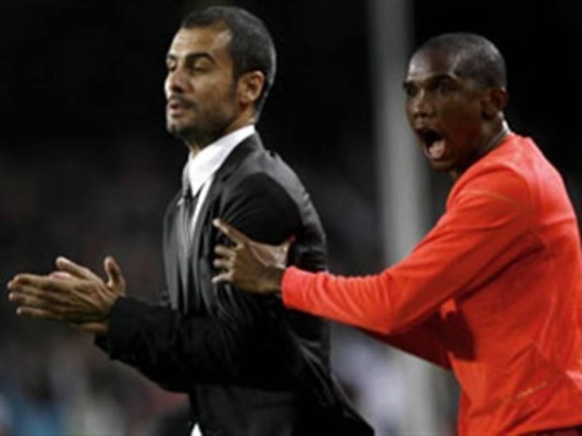 'Cuando hablo con Guardiola, no hablamos del pasado': Eto'o