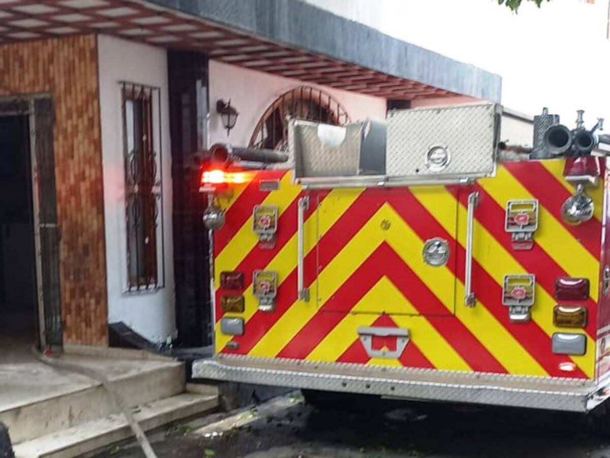 Daños parciales dejó un incendio en una vivienda del barrio Manga