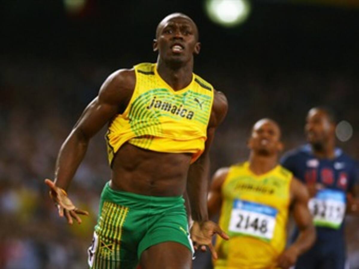 Gris clasificación de Usain Bolt a los Olímpicos de Londres