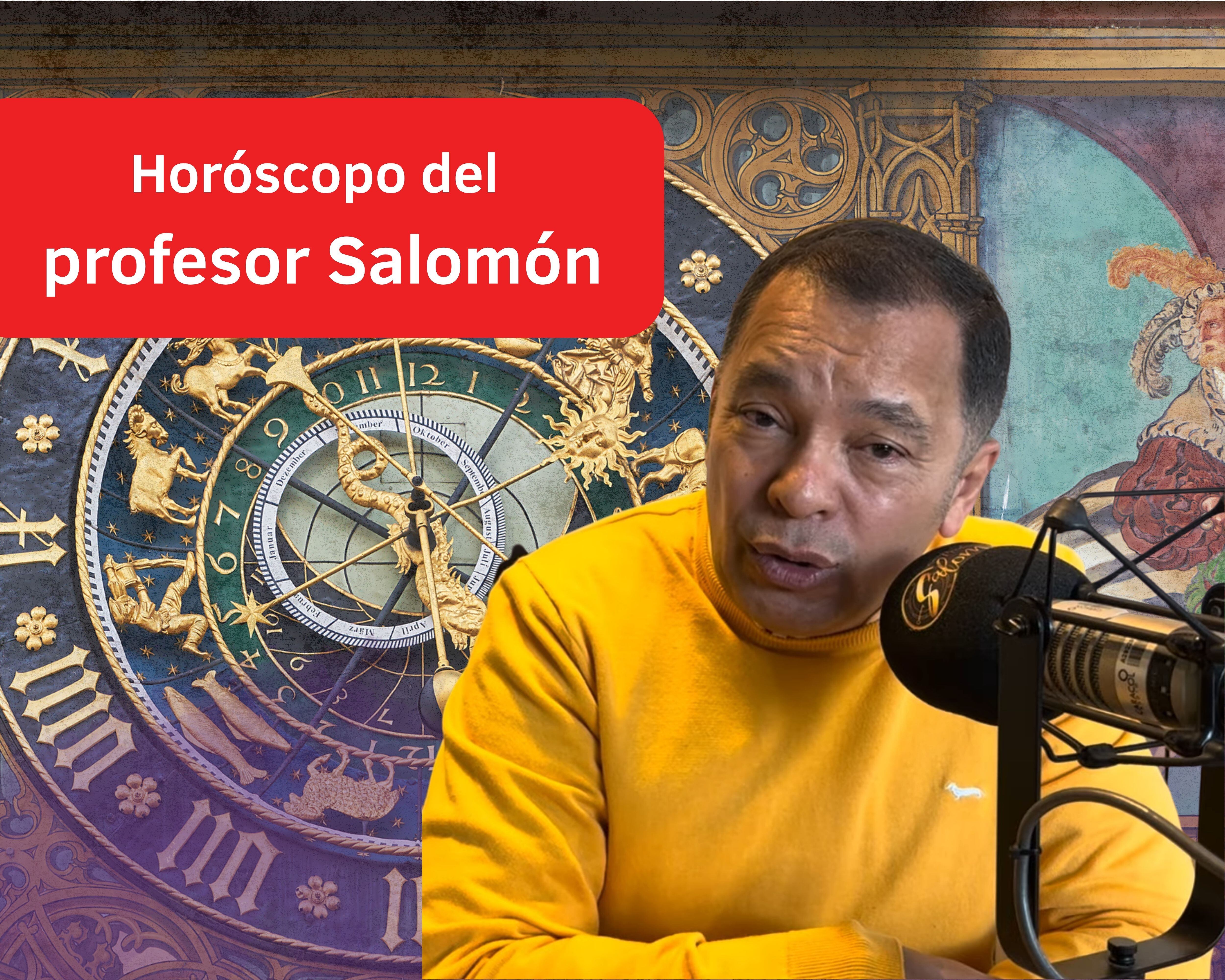 METADATOS: Él es el profesor Salomón, experto en la lectura del Horóscopo y el Tarot (Crédito: Profesor Salomón - Youtube) // De fondo: Imagen ilustrativa del horóscopo (crédito: Getty Images).