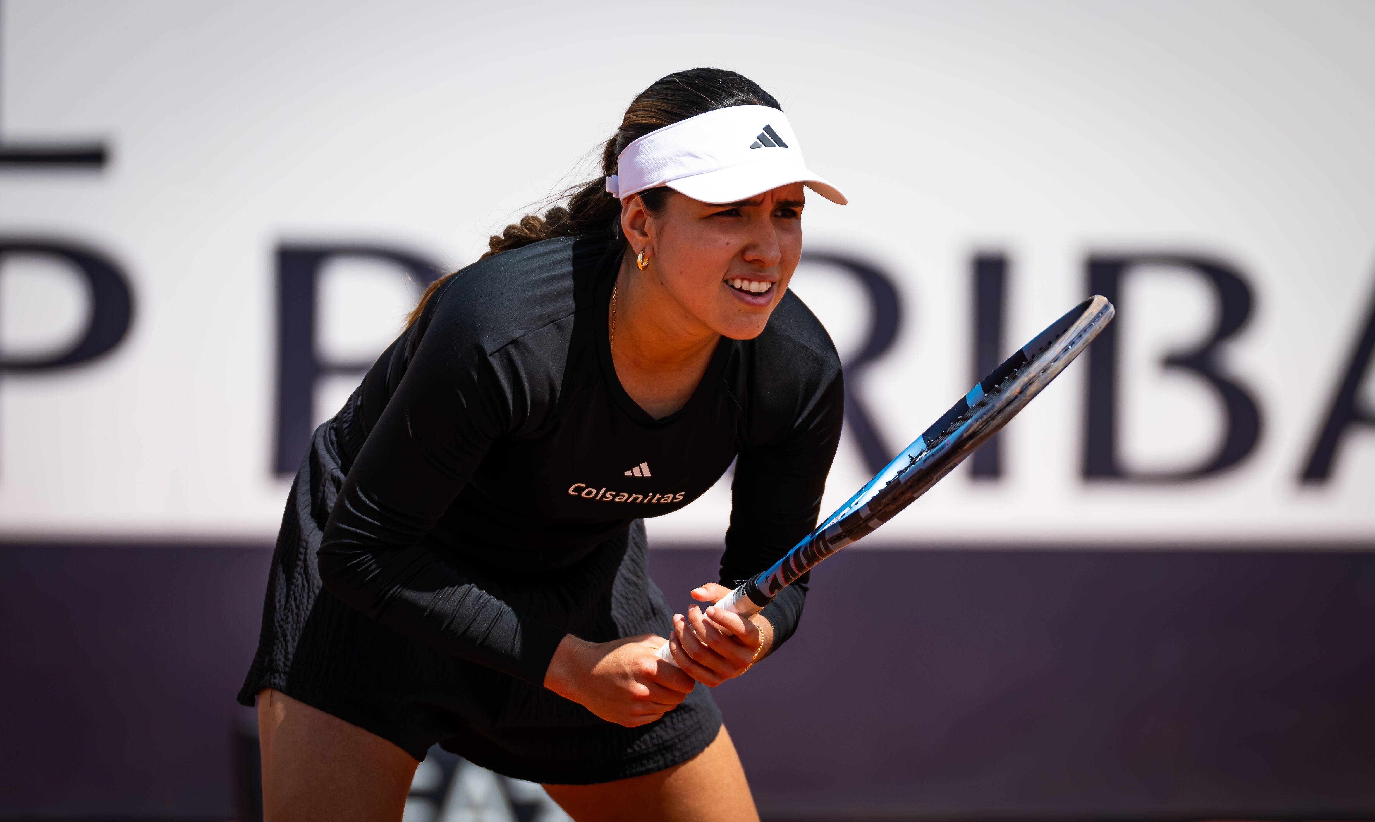 María Camila Osorio, tenista colombiana, enfrentó a Victoria Azarenka en Roma. (Photo by Robert Prange/Getty Images)