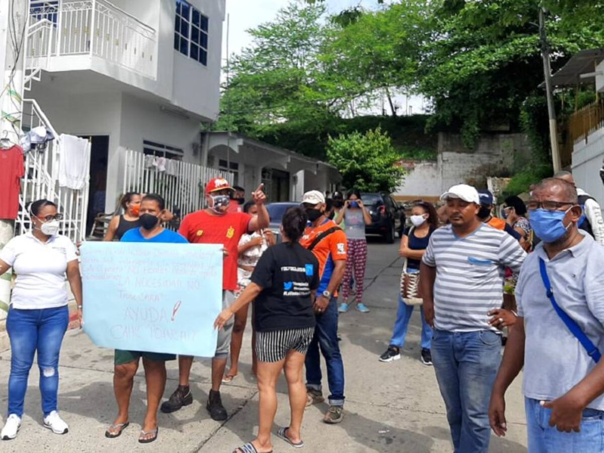 Comunidad de Zaragocilla no ha recibido ayudas humanitarias en Cartagena