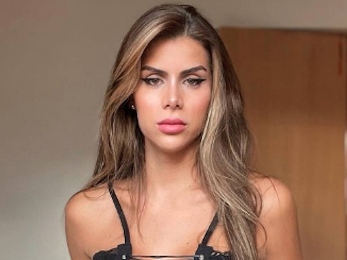 Modelo trans Isabella Castiblanco deslumbra con diminuta lencería