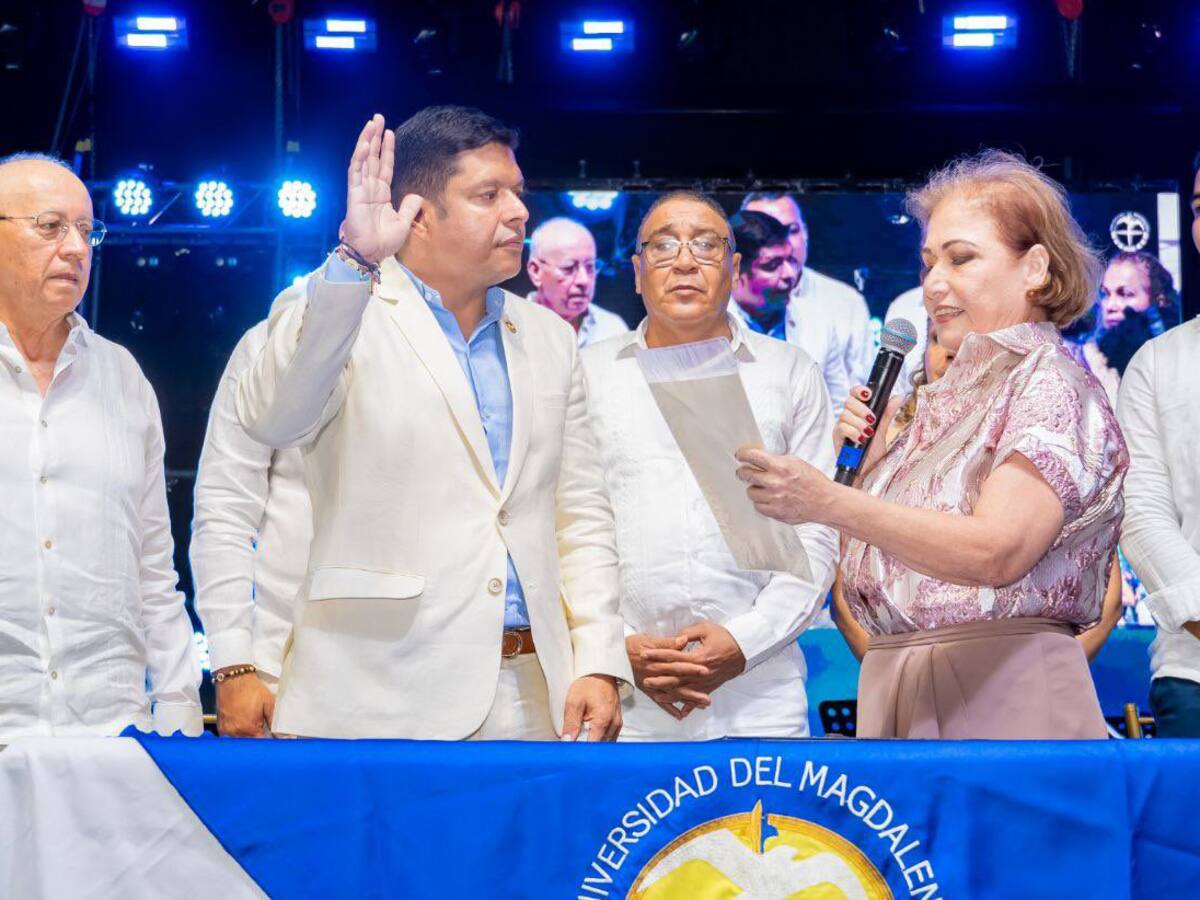 Pablo Vera se posesionó como rector de la Universidad del Magdalena 2024 - 2028