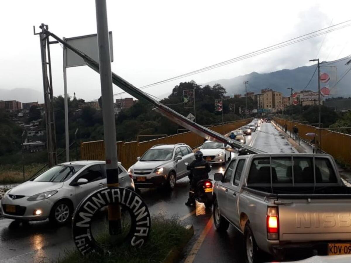 Fuertes lluvias generaron varias emergencias en el Quindío