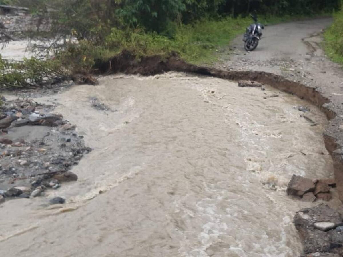 Cinco municipios afectados por lluvias durante el fin de semana en el Huila